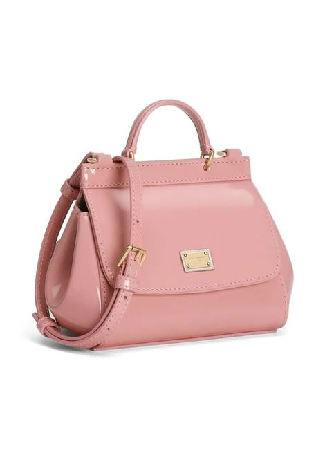 Borsa Mini Sicily In Vernice Quarzo Rosa DOLCE & GABBANA KIDS | EB0003-A106780405
